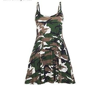 Womans strappy  cami swing dress